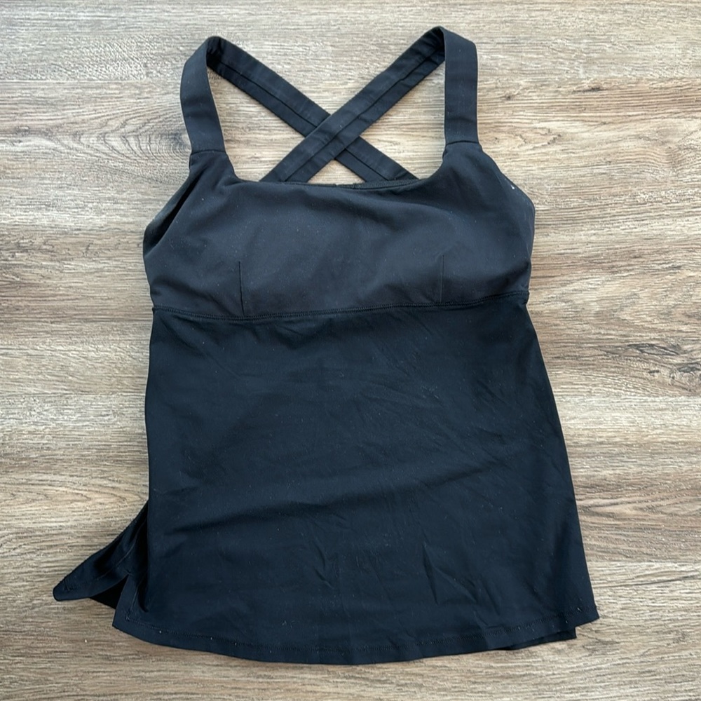 Lululemon Black Criss Cross Back Tank